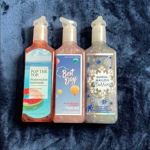 3 bath and body works hand soaps